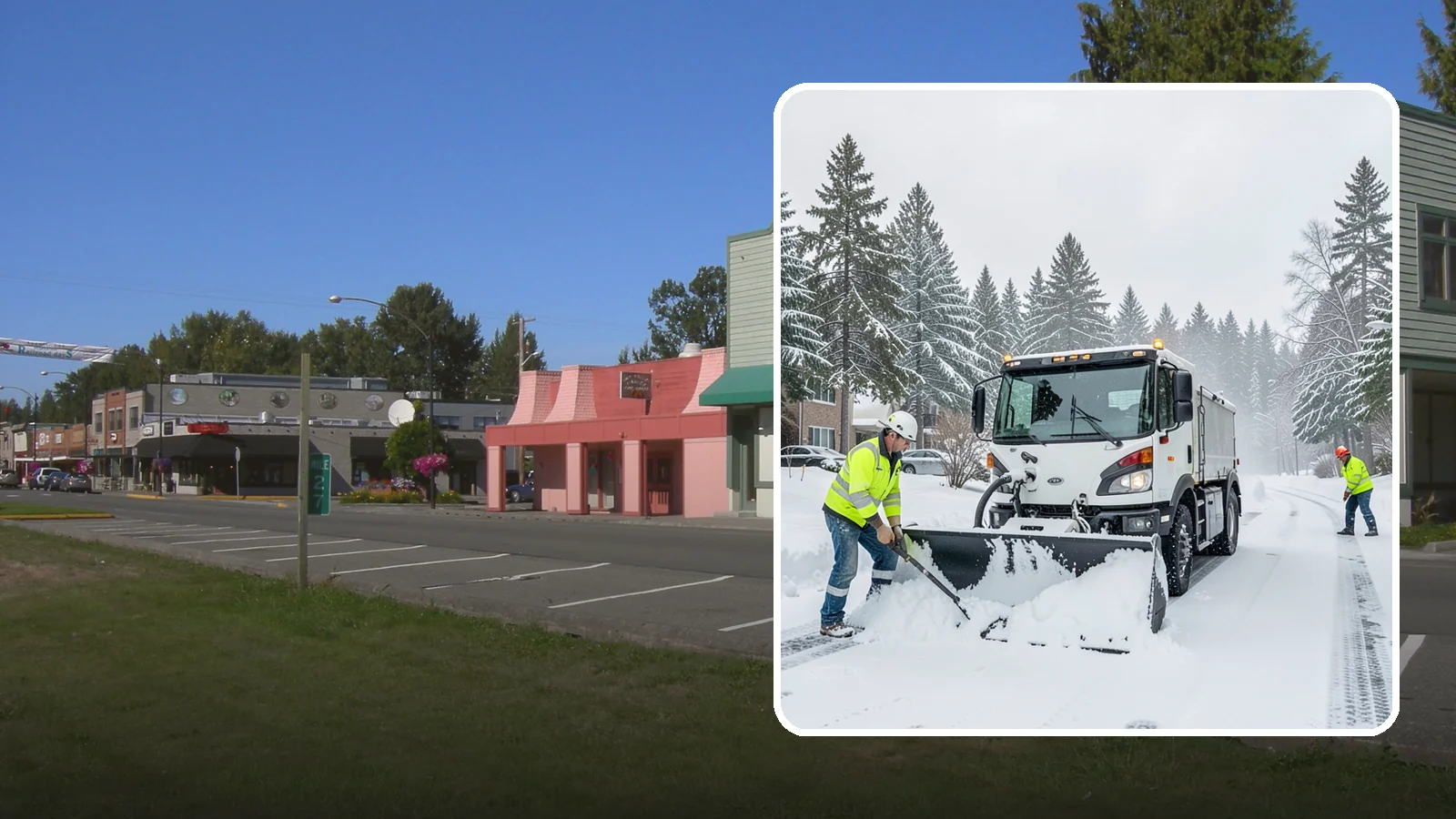 Condominium Snow Plowing in Snoqualmie, King County, WA - We plow condominium drive lanes, deeded parking, and entry courts so owners and their guests keep safe footing during a snow...