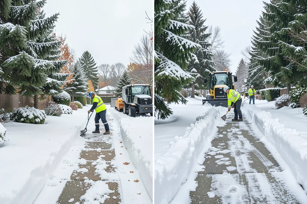 Condominium Snow Plowing in South Prairie, Pierce County, WA - Review the site plan to separate deeded stalls from common lanes and visitor parking