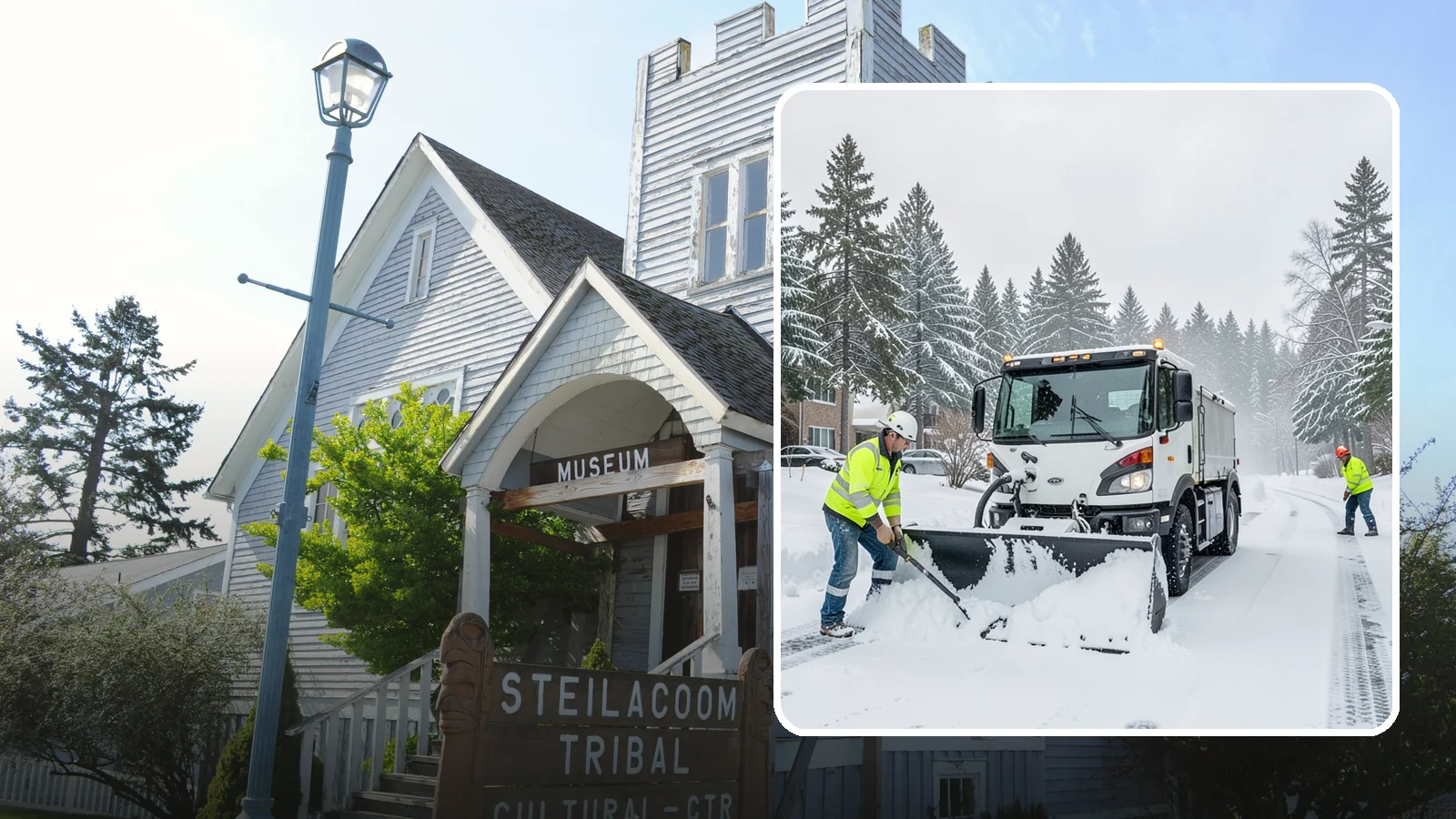 Condominium Snow Plowing in Steilacoom, Pierce County, WA - We plow condominium drive lanes, deeded parking, and entry courts so owners and their guests keep safe footing during a snow...