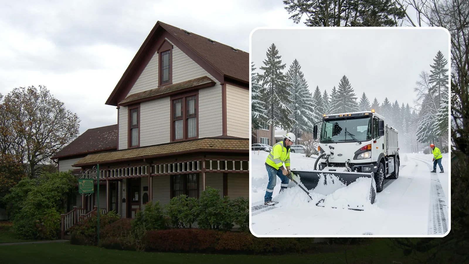 Condominium Snow Plowing in Sumner, Pierce County, WA - We plow condominium drive lanes, deeded parking, and entry courts so owners and their guests keep safe footing during a snow...