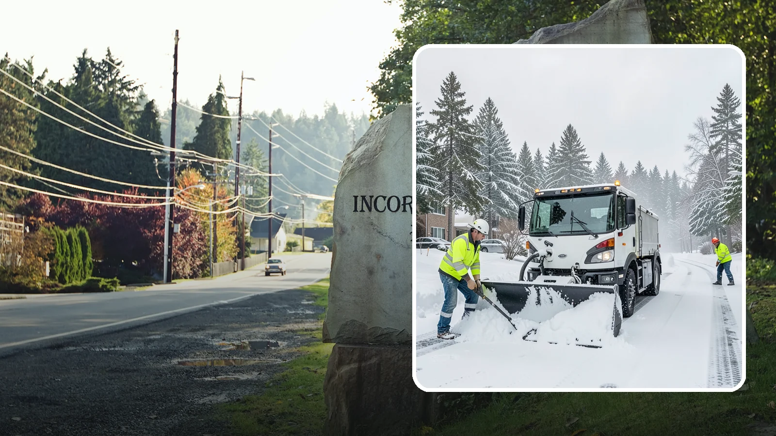 Condominium Snow Plowing in Wilkeson, Pierce County, WA - We plow condominium drive lanes, deeded parking, and entry courts so owners and their guests keep safe footing during a snow...