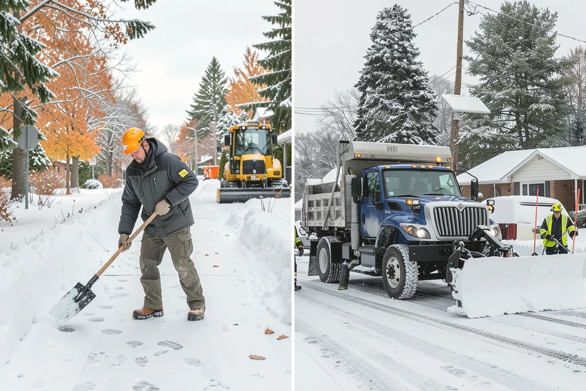 Condominium Snow Removal in Anacortes, Skagit County, WA - Identify owner parking, guest stalls, and covered ramp areas