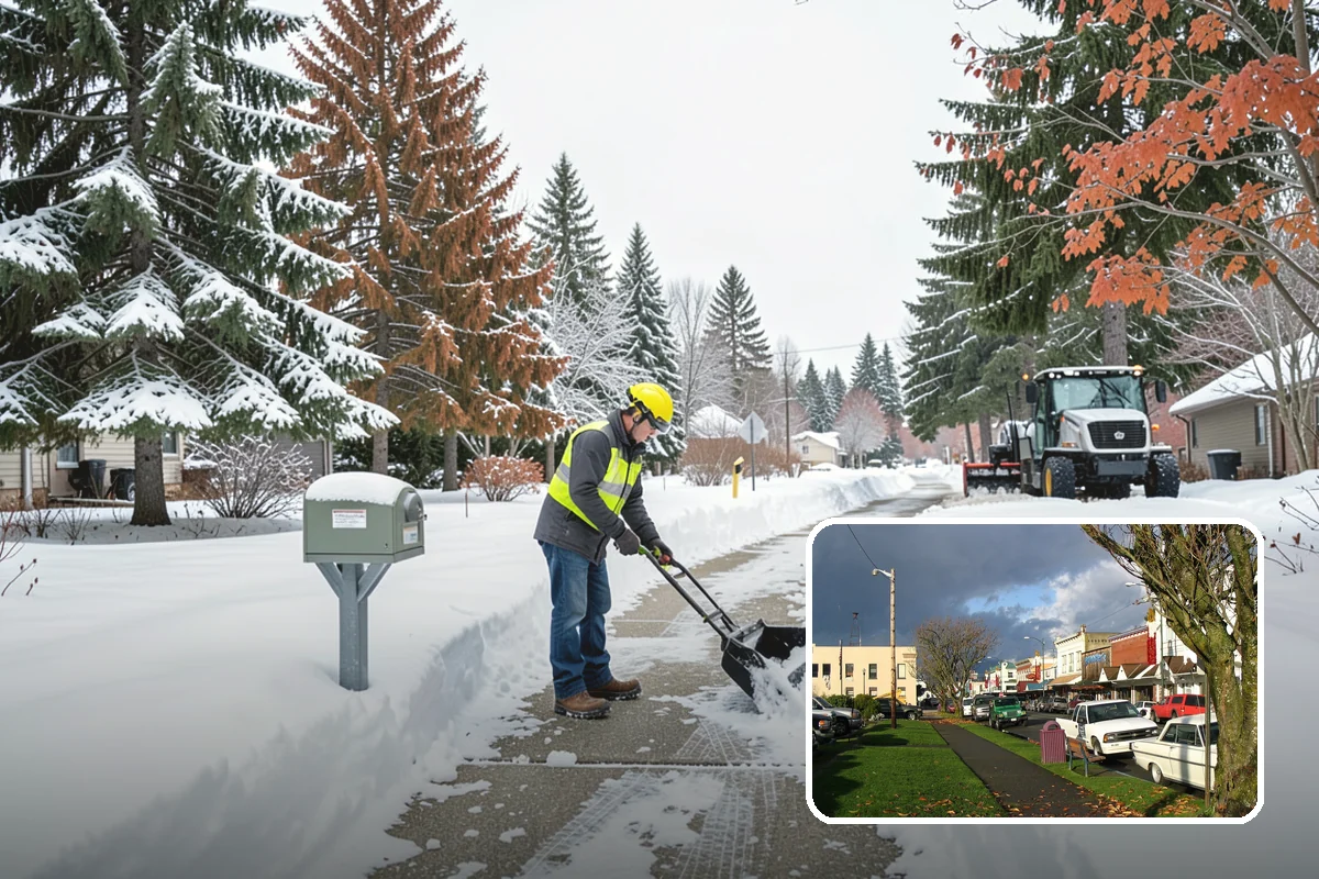 Condominium Snow Removal in Arlington, Snohomish County, WA - Clear shared entrances and covered ramp approaches