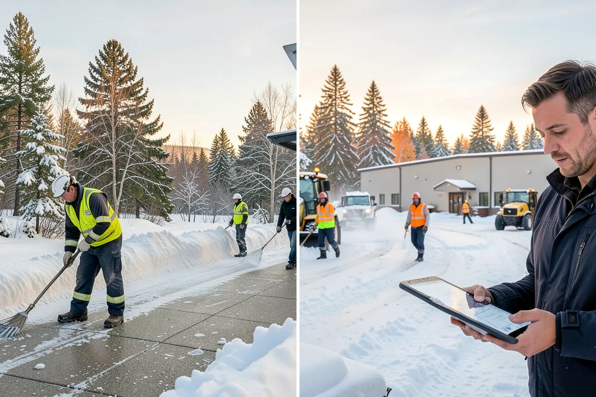 Condominium Snow Removal in Arlington, Snohomish County, WA - Identify owner parking, guest stalls, and covered ramp areas