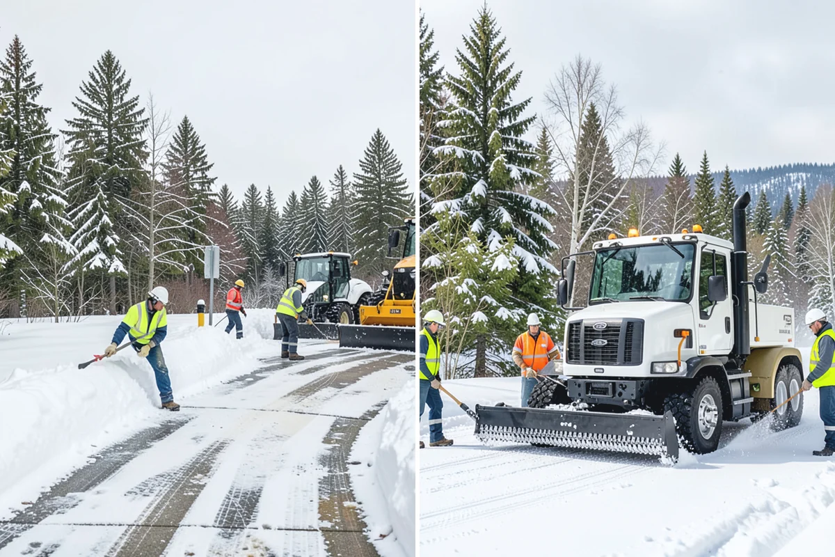 Condominium Snow Removal in Auburn, King County, WA - Identify owner parking, guest stalls, and covered ramp areas