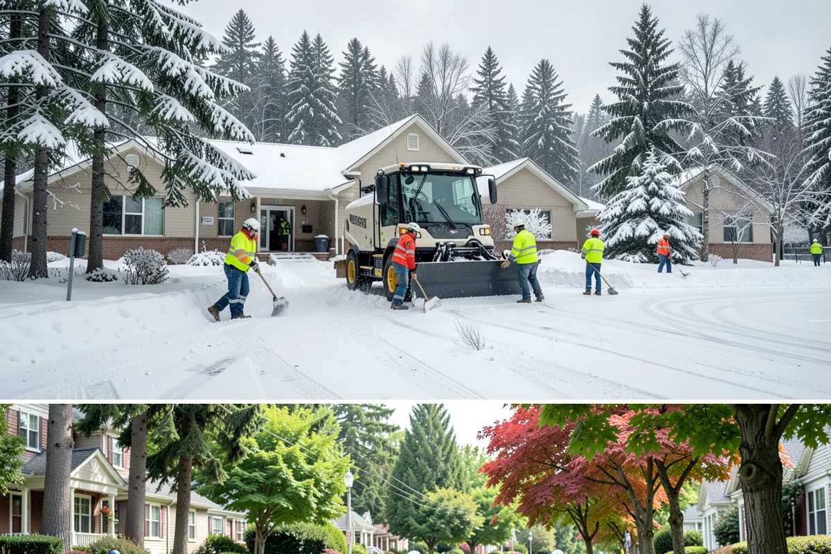 Condominium Snow Removal in Beaux Arts Village, King County, WA - Condominium properties face the greatest ice risk during January's longest, coldest nights when shaded surfaces never fully thaw.