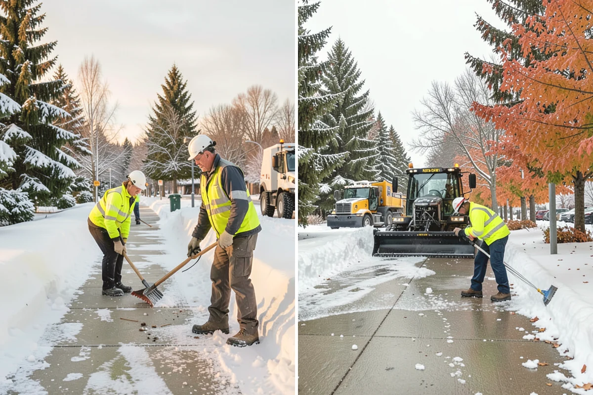 Condominium Snow Removal in Black Diamond, King County, WA - Identify owner parking, guest stalls, and covered ramp areas