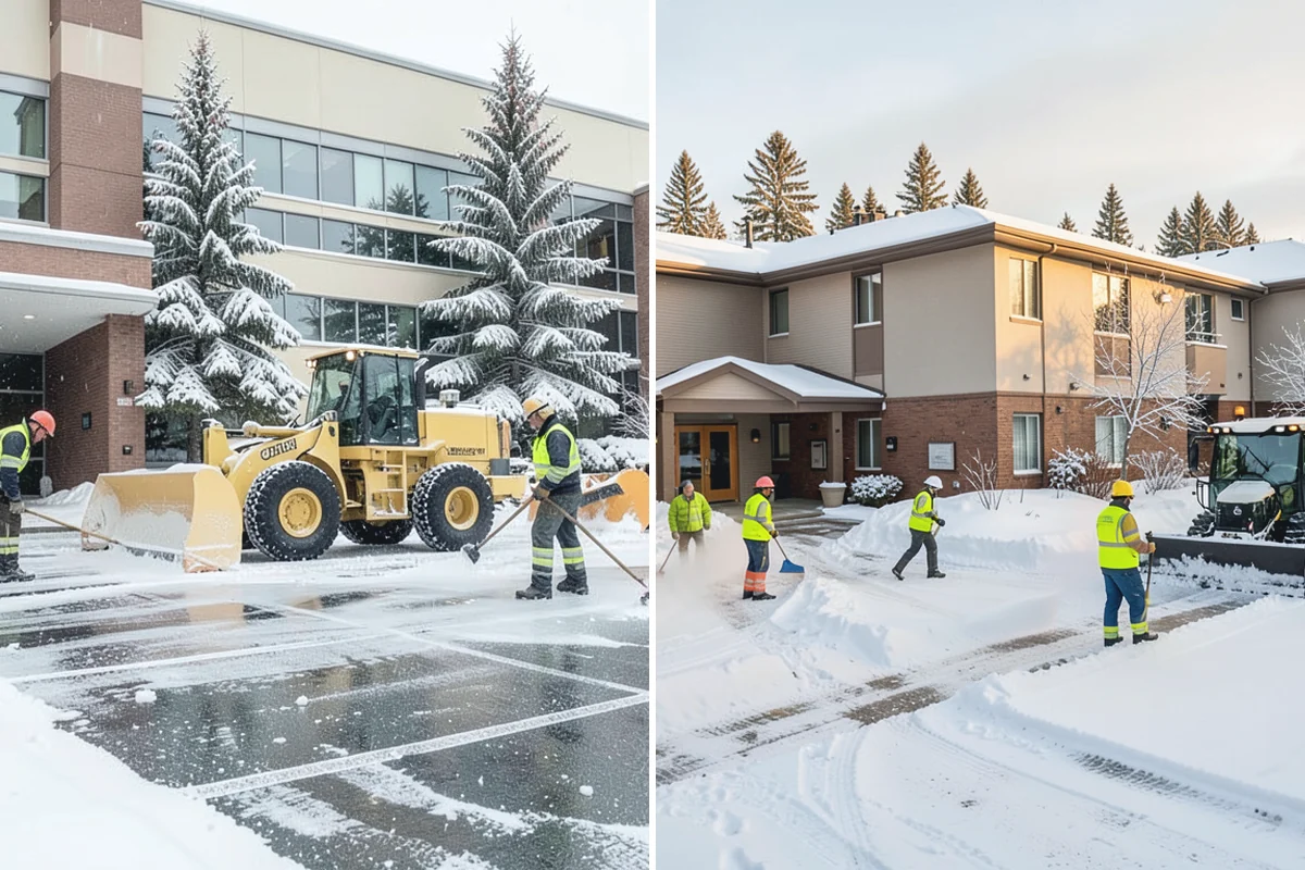 Condominium Snow Removal in Bonney Lake, Pierce County, WA - Identify owner parking, guest stalls, and covered ramp areas