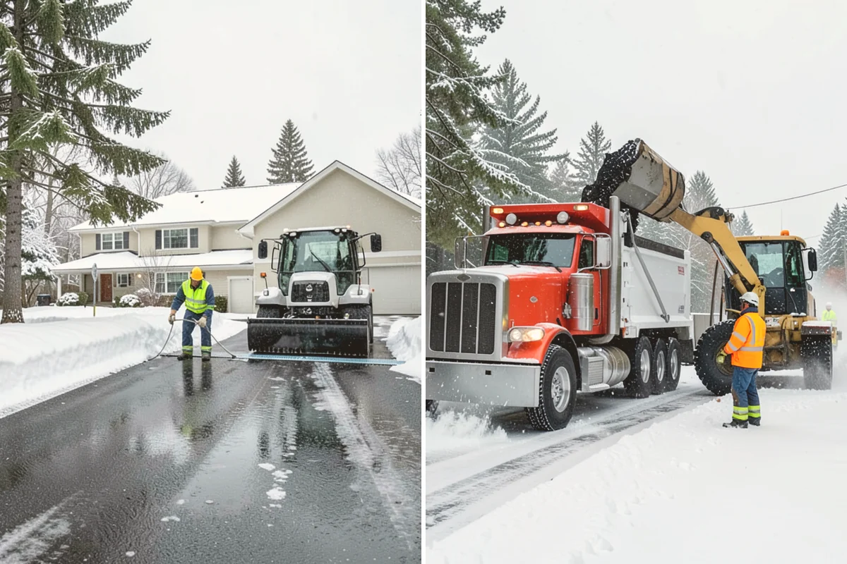 Condominium Snow Removal in Brier, Snohomish County, WA - Identify owner parking, guest stalls, and covered ramp areas