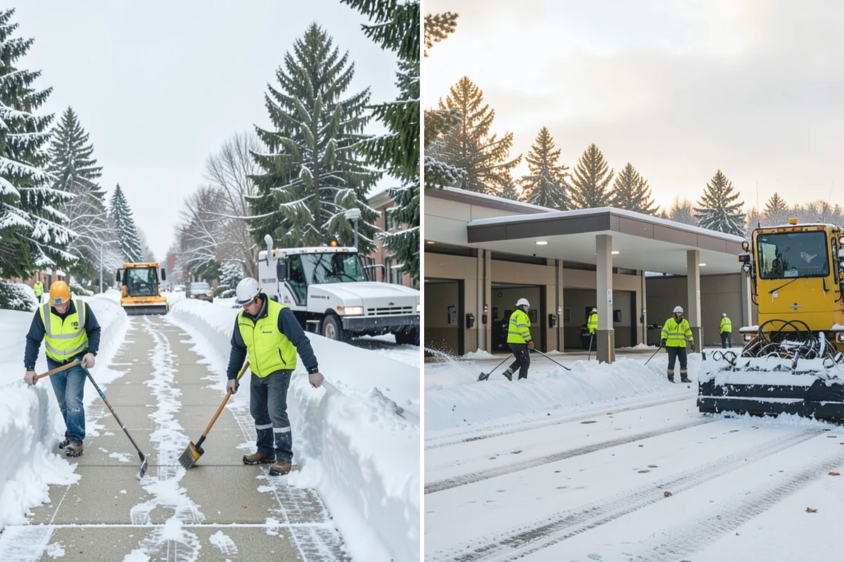 Condominium Snow Removal in Buckley, Pierce County, WA - Identify owner parking, guest stalls, and covered ramp areas