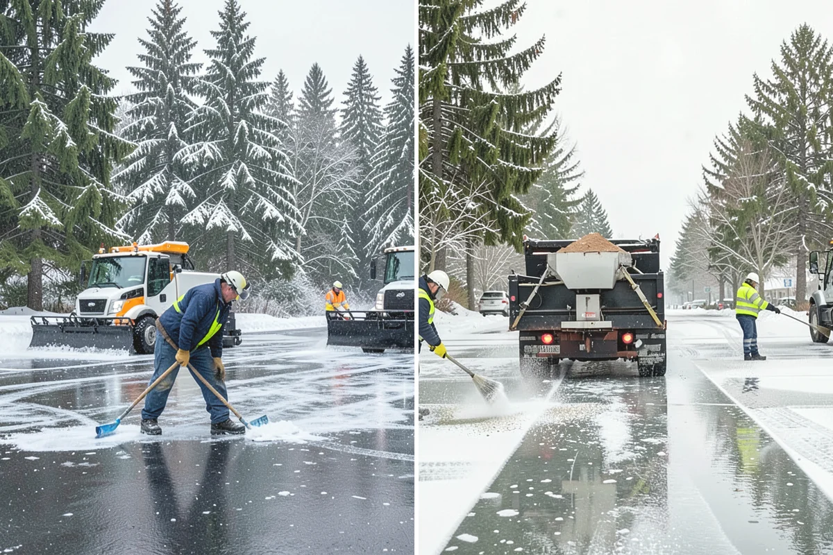 Condominium Snow Removal in Burien, King County, WA - Identify owner parking, guest stalls, and covered ramp areas