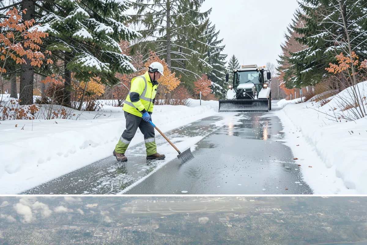 Condominium Snow Removal in Burien, King County, WA - Condominium properties face the greatest ice risk during January's longest, coldest nights when shaded surfaces never fully thaw.