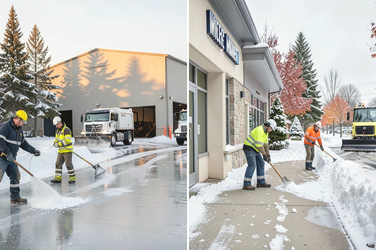 Condominium Snow Removal in Burlington, Skagit County, WA - Identify owner parking, guest stalls, and covered ramp areas