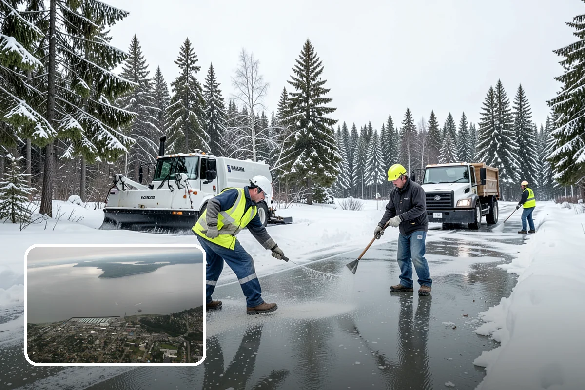 Condominium Snow Removal in Des Moines, King County, WA - Clear shared entrances and covered ramp approaches