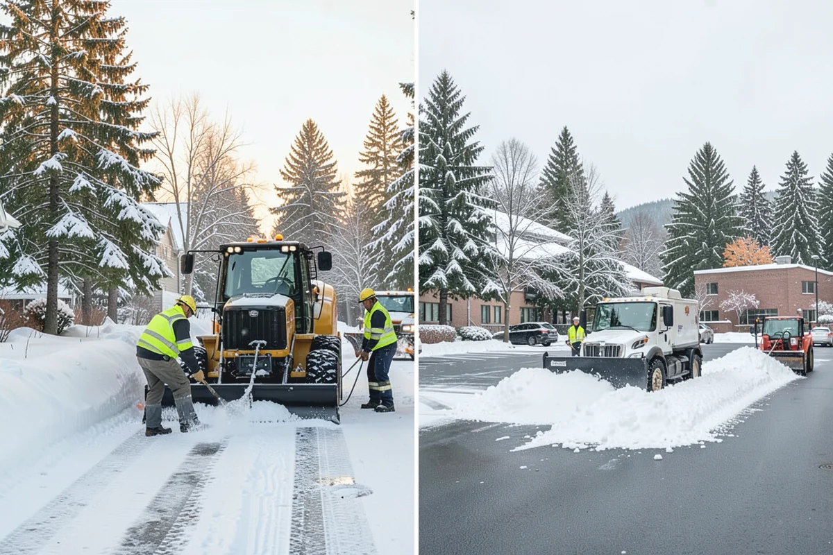 Condominium Snow Removal in Des Moines, King County, WA - Identify owner parking, guest stalls, and covered ramp areas