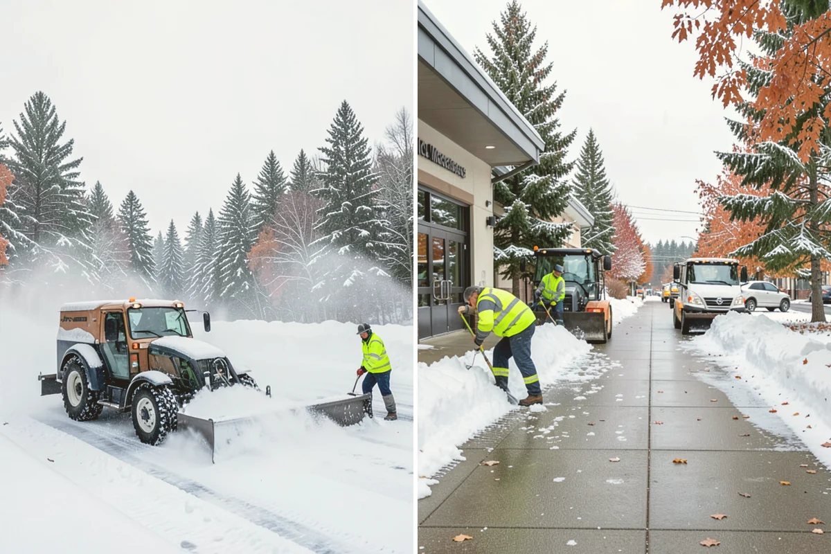 Condominium Snow Removal in Eatonville, Pierce County, WA - Identify owner parking, guest stalls, and covered ramp areas