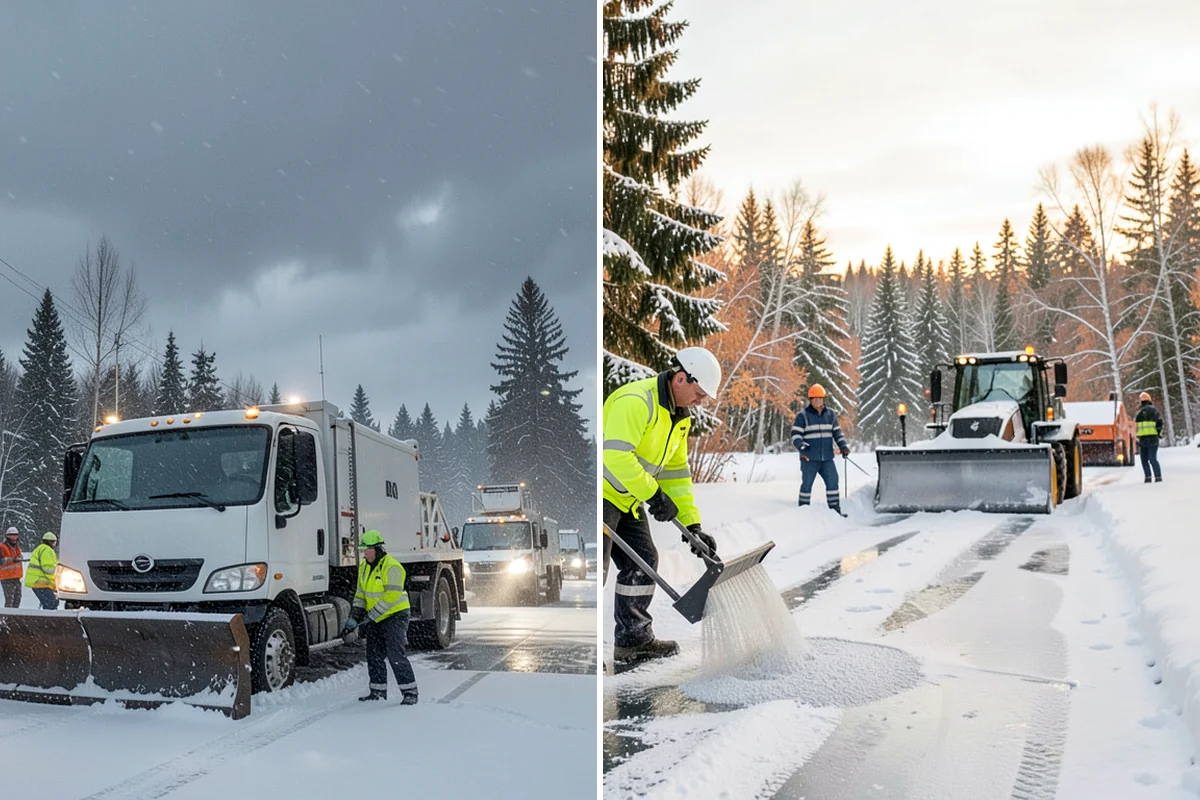 Condominium Snow Removal in Enumclaw, King County, WA - Identify owner parking, guest stalls, and covered ramp areas