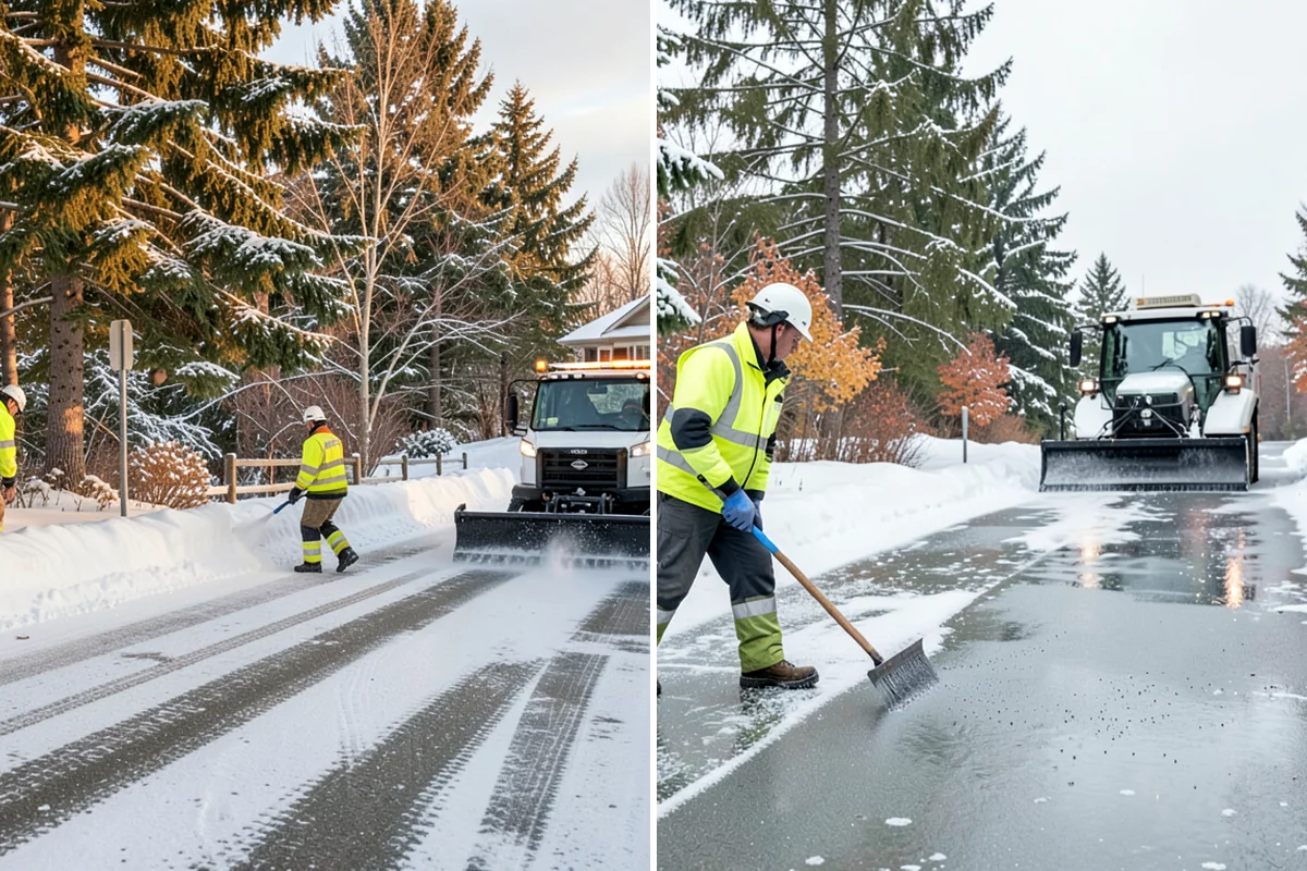 Condominium Snow Removal in Fircrest, Pierce County, WA - Identify owner parking, guest stalls, and covered ramp areas
