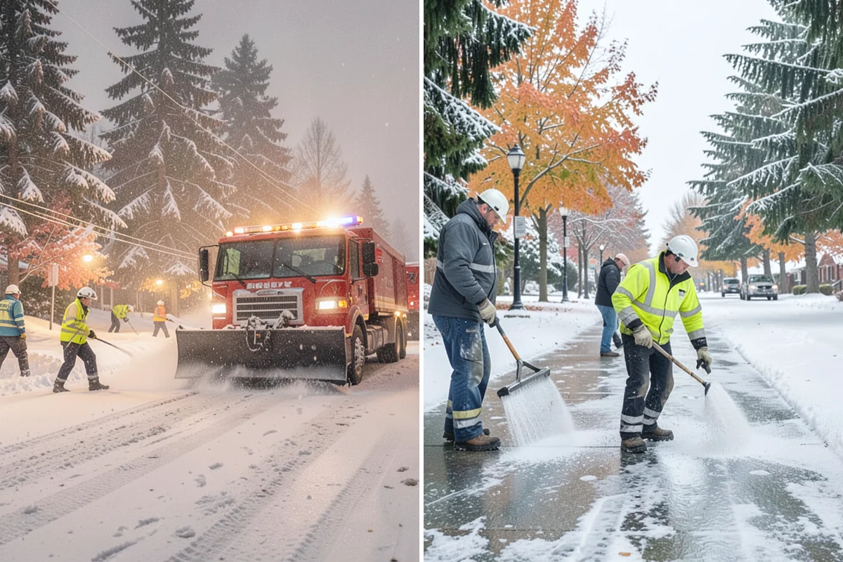 Condominium Snow Removal in Gold Bar, Snohomish County, WA - Identify owner parking, guest stalls, and covered ramp areas