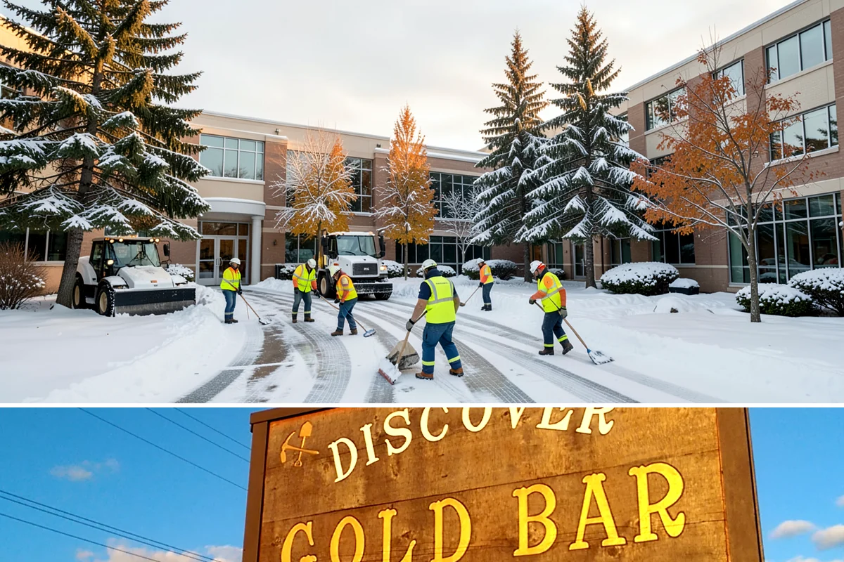 Condominium Snow Removal in Gold Bar, Snohomish County, WA - Condominium properties face the greatest ice risk during January's longest, coldest nights when shaded surfaces never fully thaw.