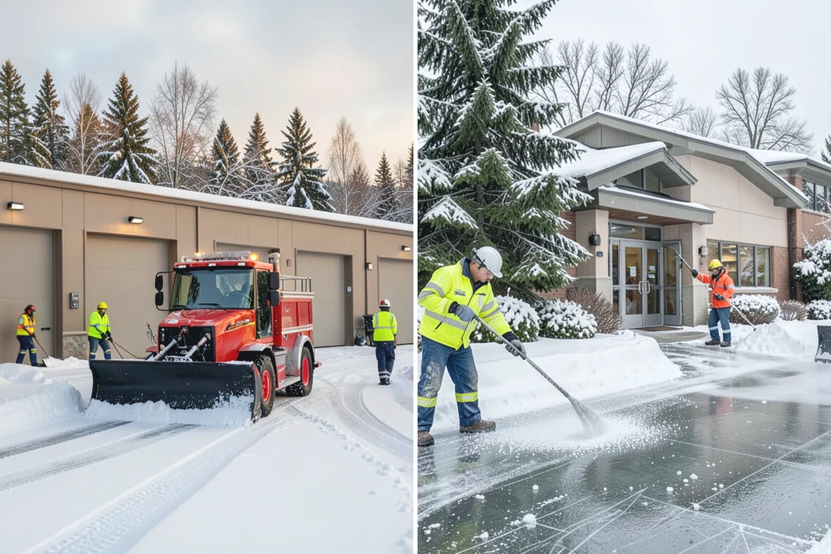 Condominium Snow Removal in Granite Falls, Snohomish County, WA - Identify owner parking, guest stalls, and covered ramp areas