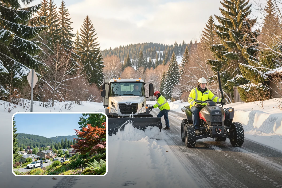 Condominium Snow Removal in Index, Snohomish County, WA - Clear shared entrances and covered ramp approaches