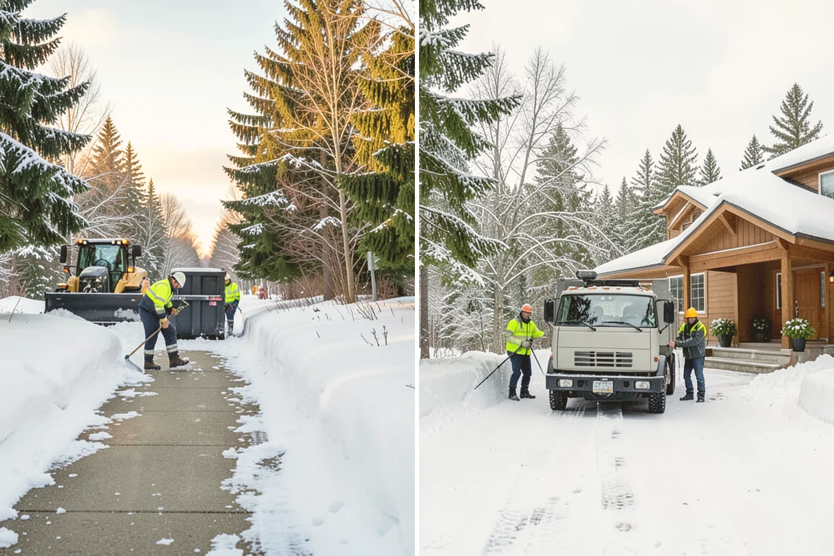 Condominium Snow Removal in Kent, King County, WA - Identify owner parking, guest stalls, and covered ramp areas