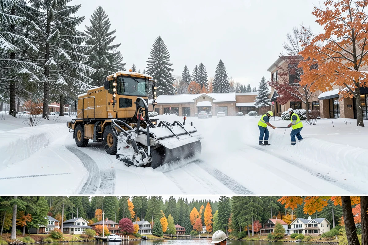 Condominium Snow Removal in La Conner, Skagit County, WA - Condominium properties face the greatest ice risk during January's longest, coldest nights when shaded surfaces never fully thaw.