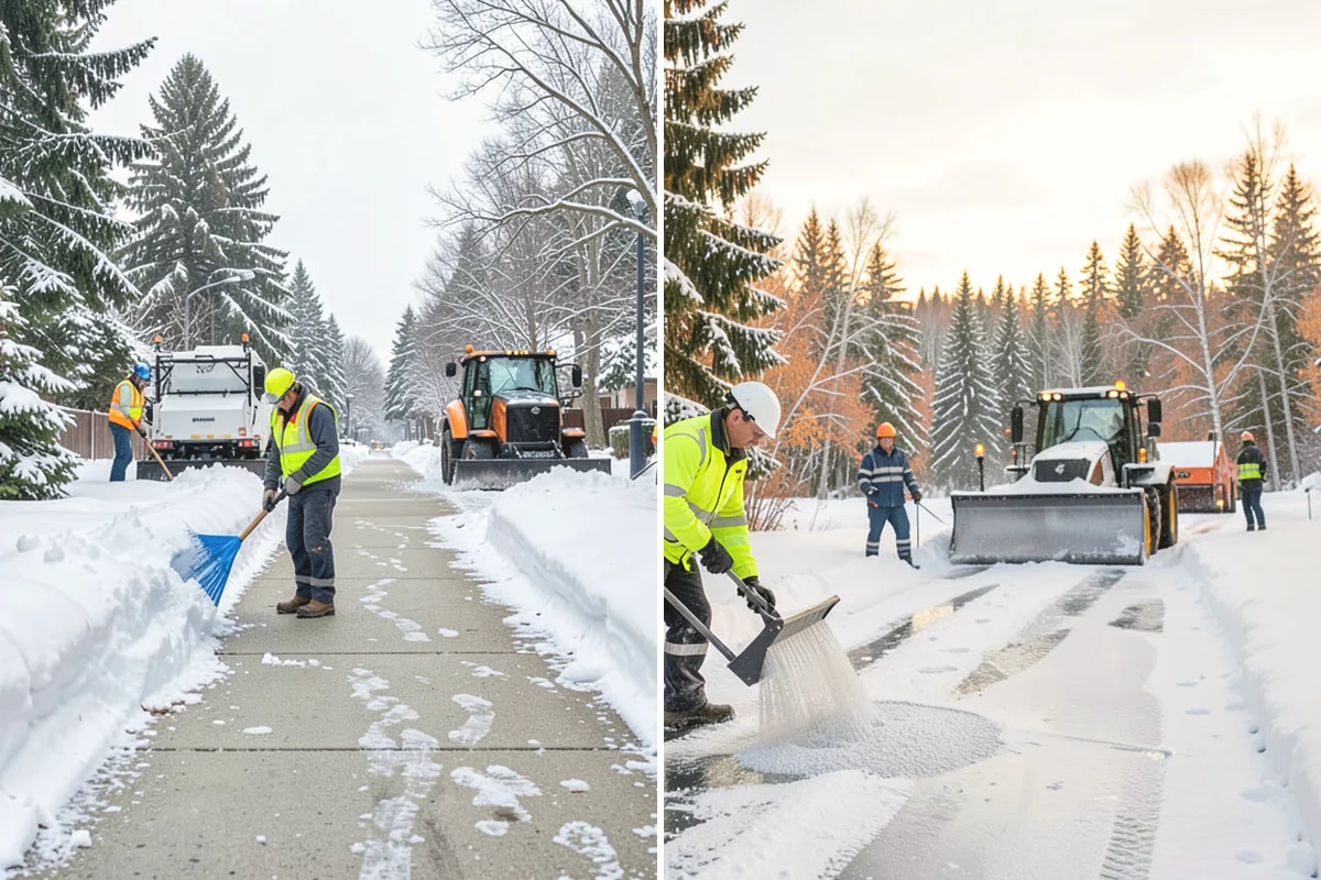 Condominium Snow Removal in Lake Stevens, Snohomish County, WA - Identify owner parking, guest stalls, and covered ramp areas