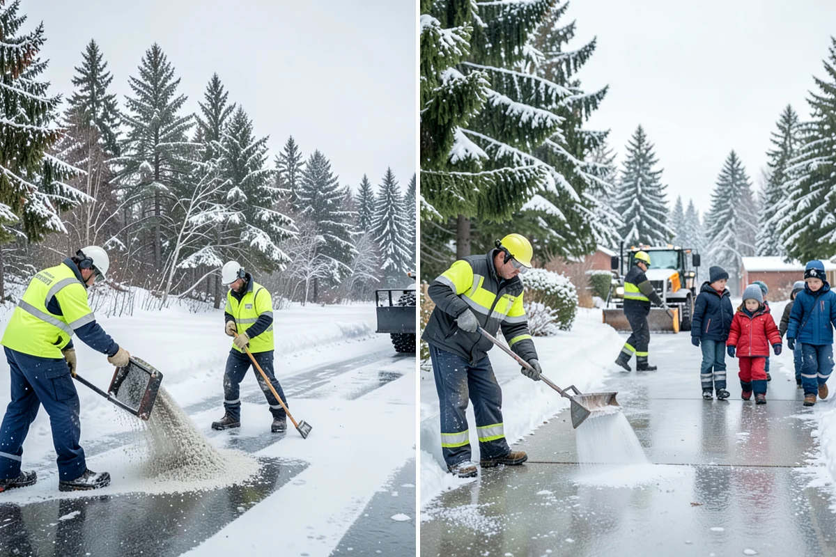 Condominium Snow Removal in Maple Valley, King County, WA - Identify owner parking, guest stalls, and covered ramp areas