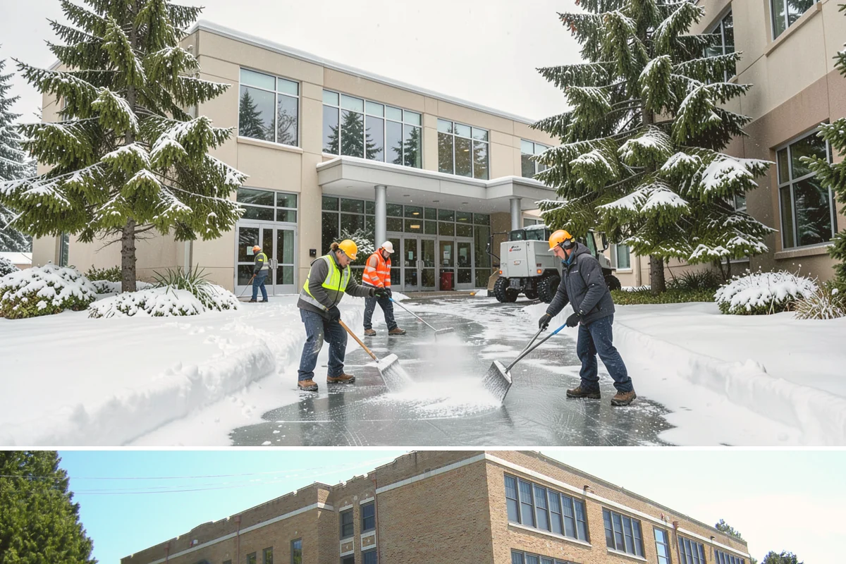 Condominium Snow Removal in Maple Valley, King County, WA - Condominium properties face the greatest ice risk during January's longest, coldest nights when shaded surfaces never fully thaw.