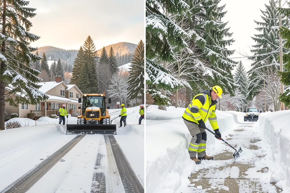 Condominium Snow Removal in Mercer Island, King County, WA - Identify owner parking, guest stalls, and covered ramp areas