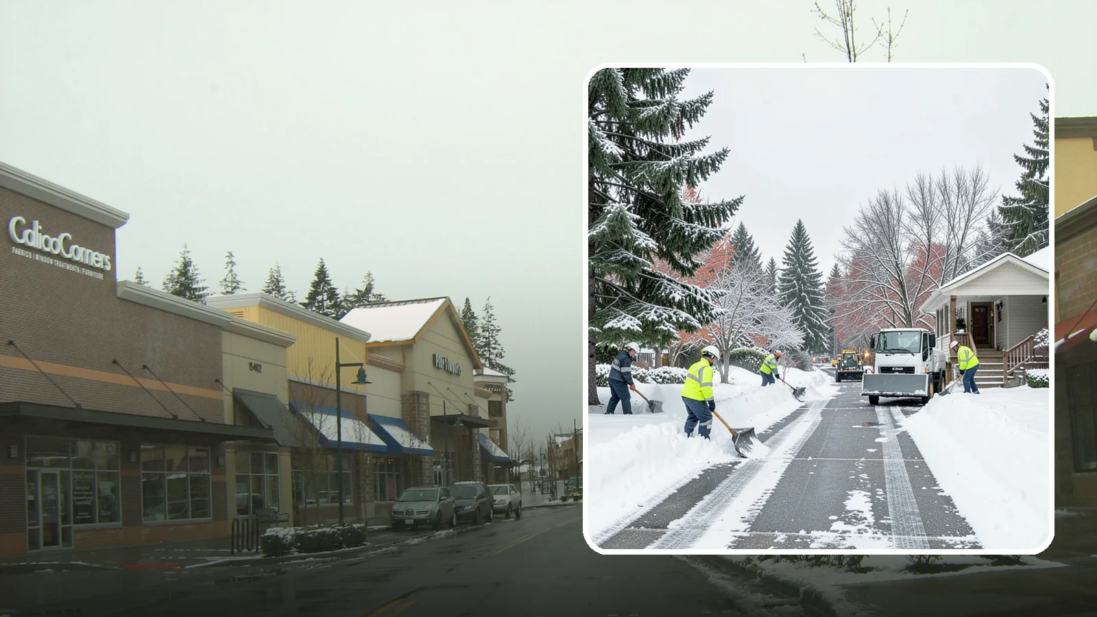 Condominium Snow Removal in Mill Creek, Snohomish County, WA - Keep condo entrances, shared lots, and walkways safe for owners and guests through Western Washington's icy winter stretches.