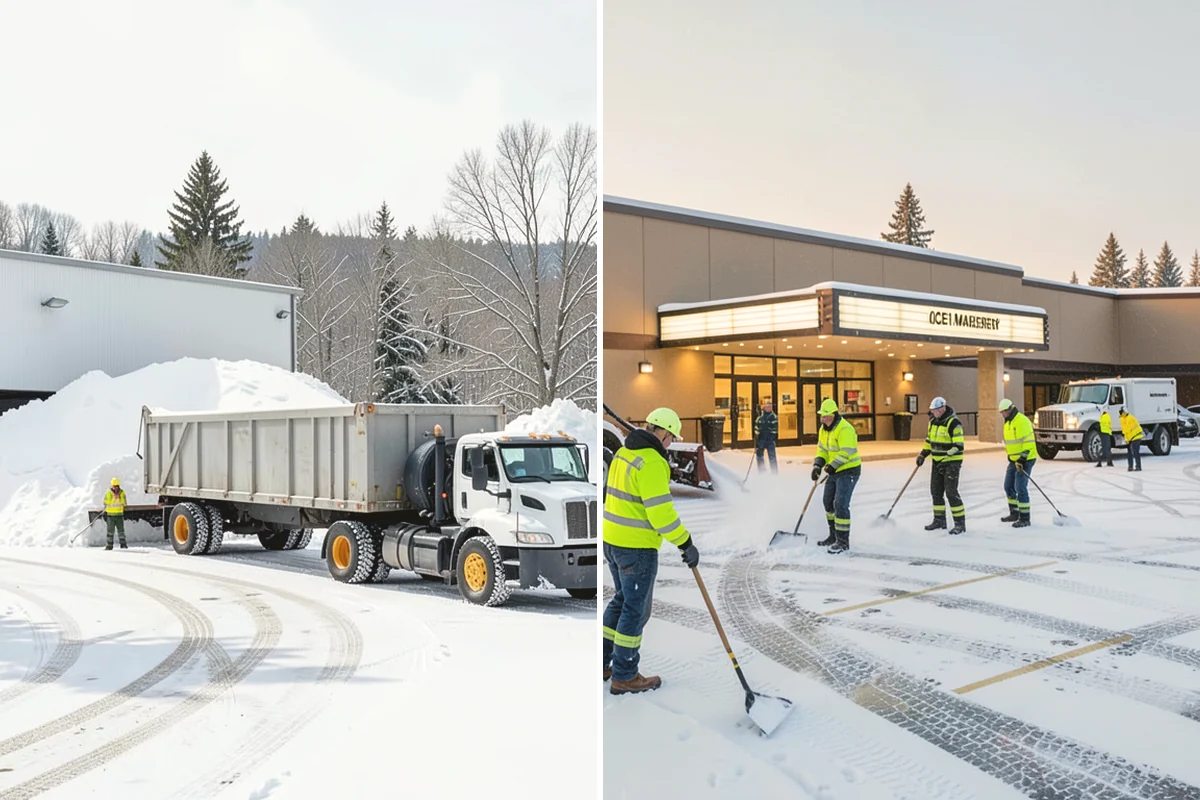 Condominium Snow Removal in Mill Creek, Snohomish County, WA - Identify owner parking, guest stalls, and covered ramp areas