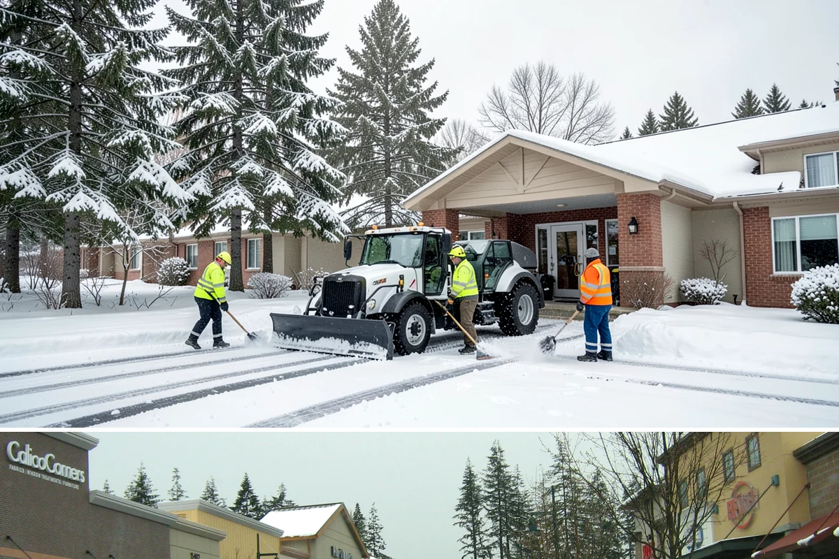 Condominium Snow Removal in Mill Creek, Snohomish County, WA - Condominium properties face the greatest ice risk during January's longest, coldest nights when shaded surfaces never fully thaw.
