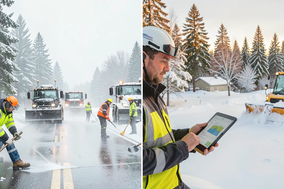 Condominium Snow Removal in Monroe, Snohomish County, WA - Identify owner parking, guest stalls, and covered ramp areas