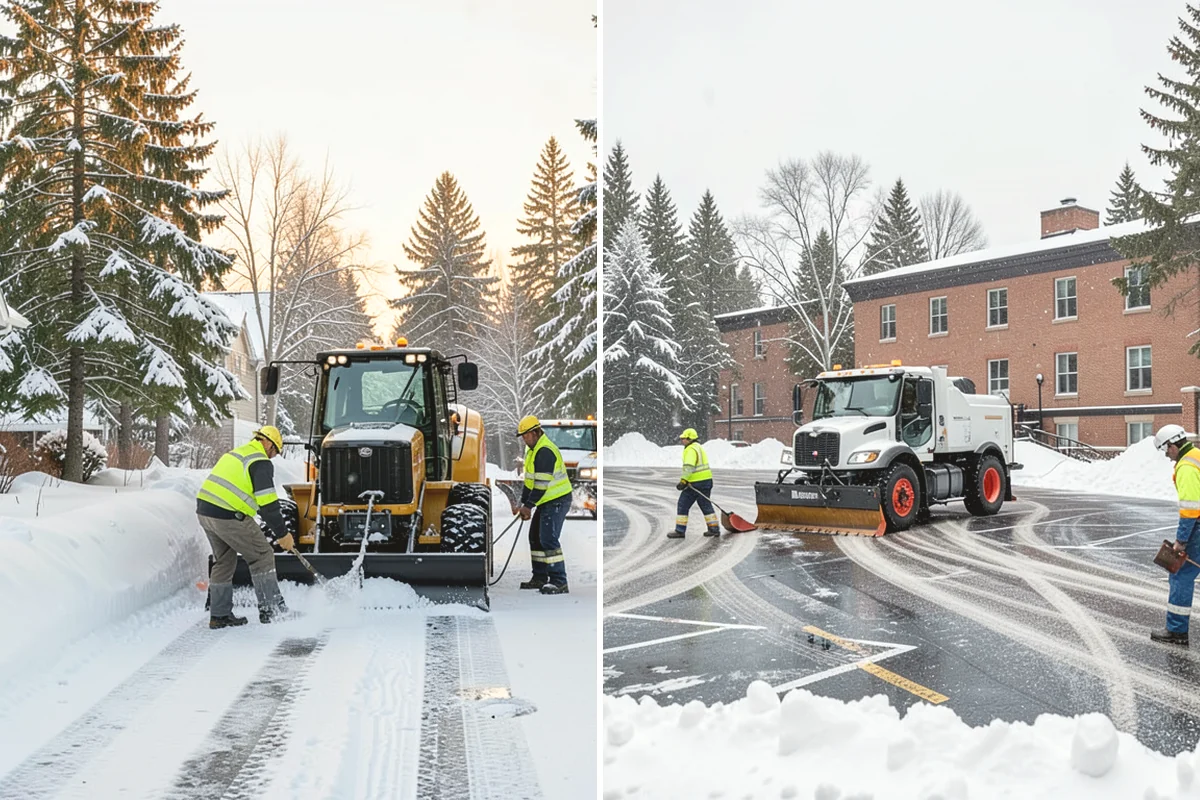 Condominium Snow Removal in Mukilteo, Snohomish County, WA - Identify owner parking, guest stalls, and covered ramp areas