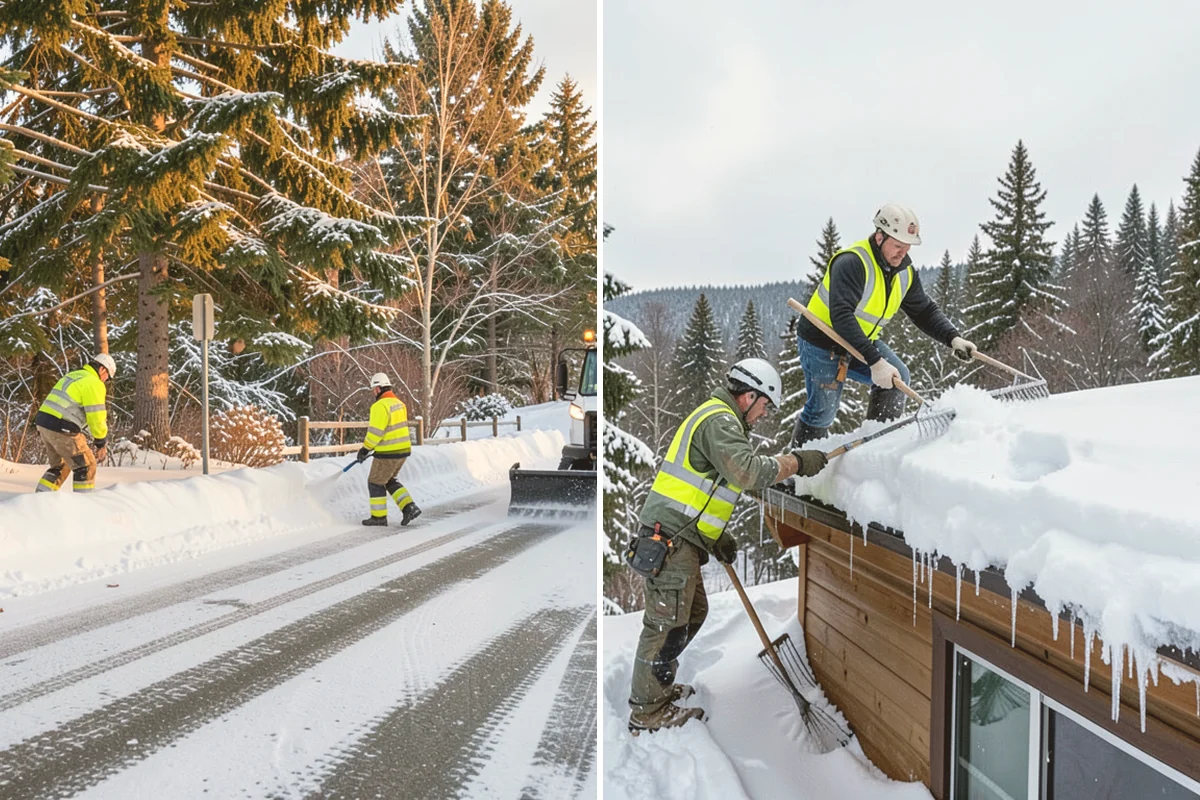 Condominium Snow Removal in Newcastle, King County, WA - Identify owner parking, guest stalls, and covered ramp areas