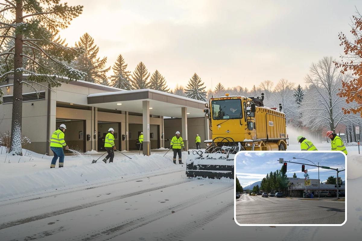 Condominium Snow Removal in North Bend, King County, WA - Clear shared entrances and covered ramp approaches