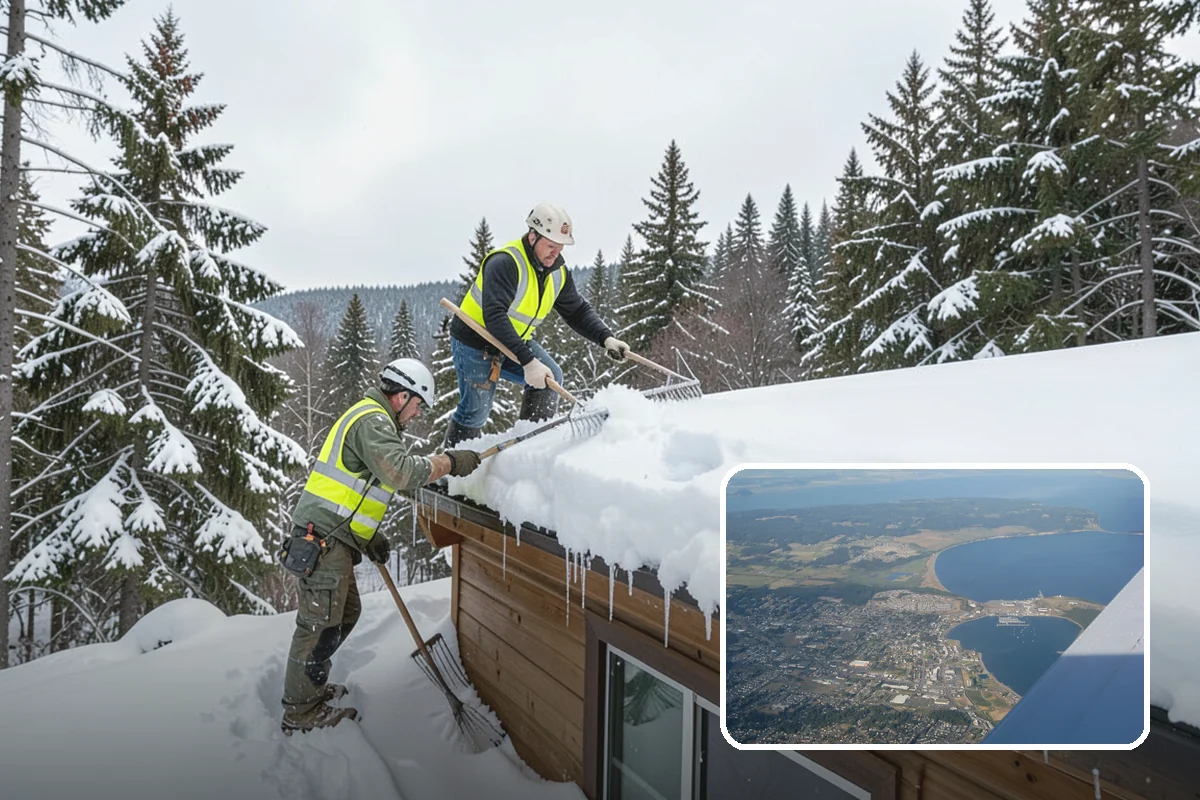 Condominium Snow Removal in Oak Harbor, Island County, WA - Clear shared entrances and covered ramp approaches