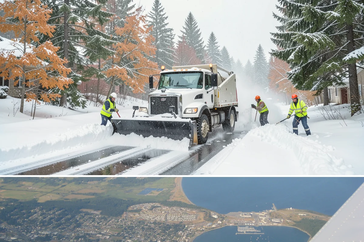 Condominium Snow Removal in Oak Harbor, Island County, WA - Condominium properties face the greatest ice risk during January's longest, coldest nights when shaded surfaces never fully thaw.