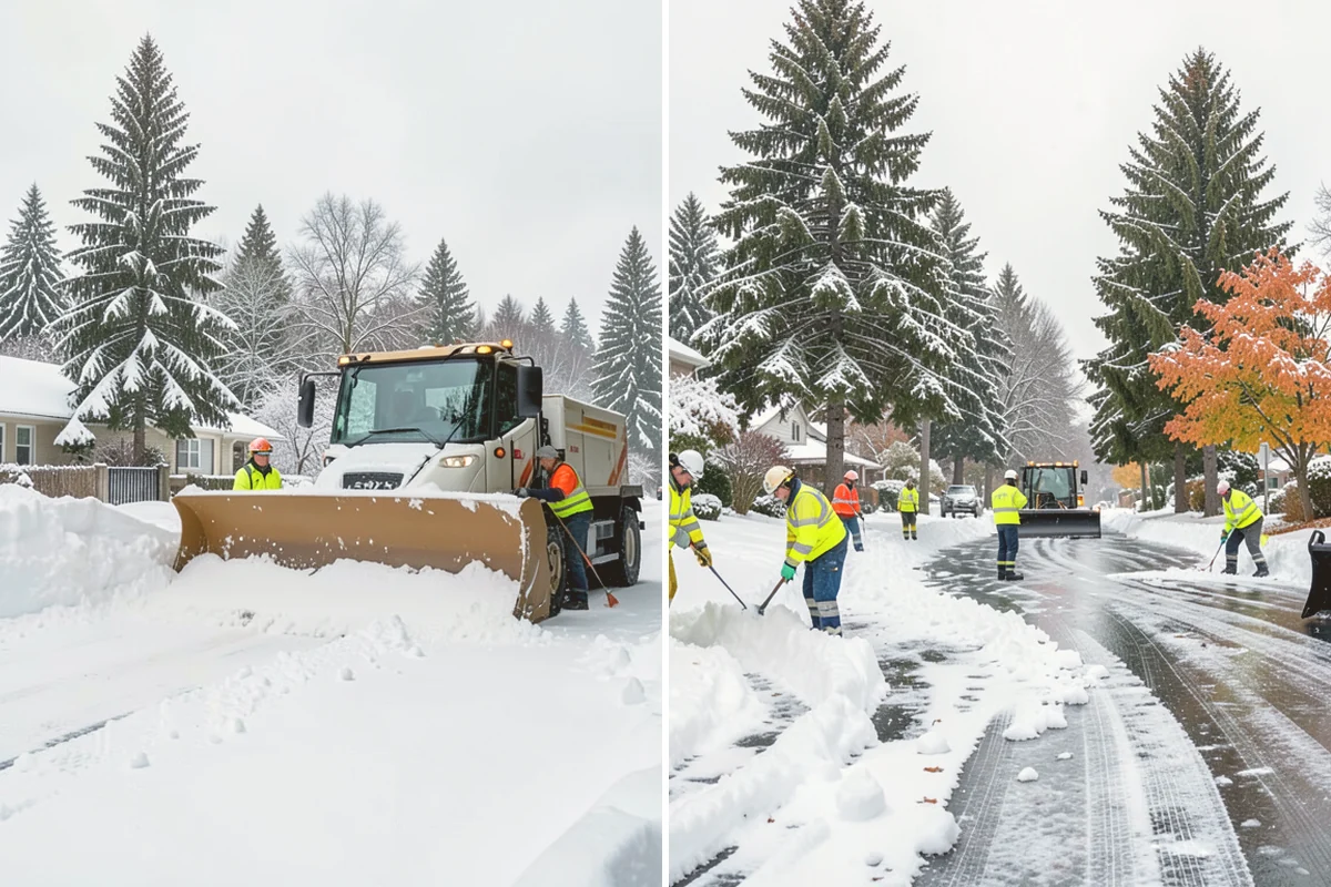 Condominium Snow Removal in Orting, Pierce County, WA - Identify owner parking, guest stalls, and covered ramp areas