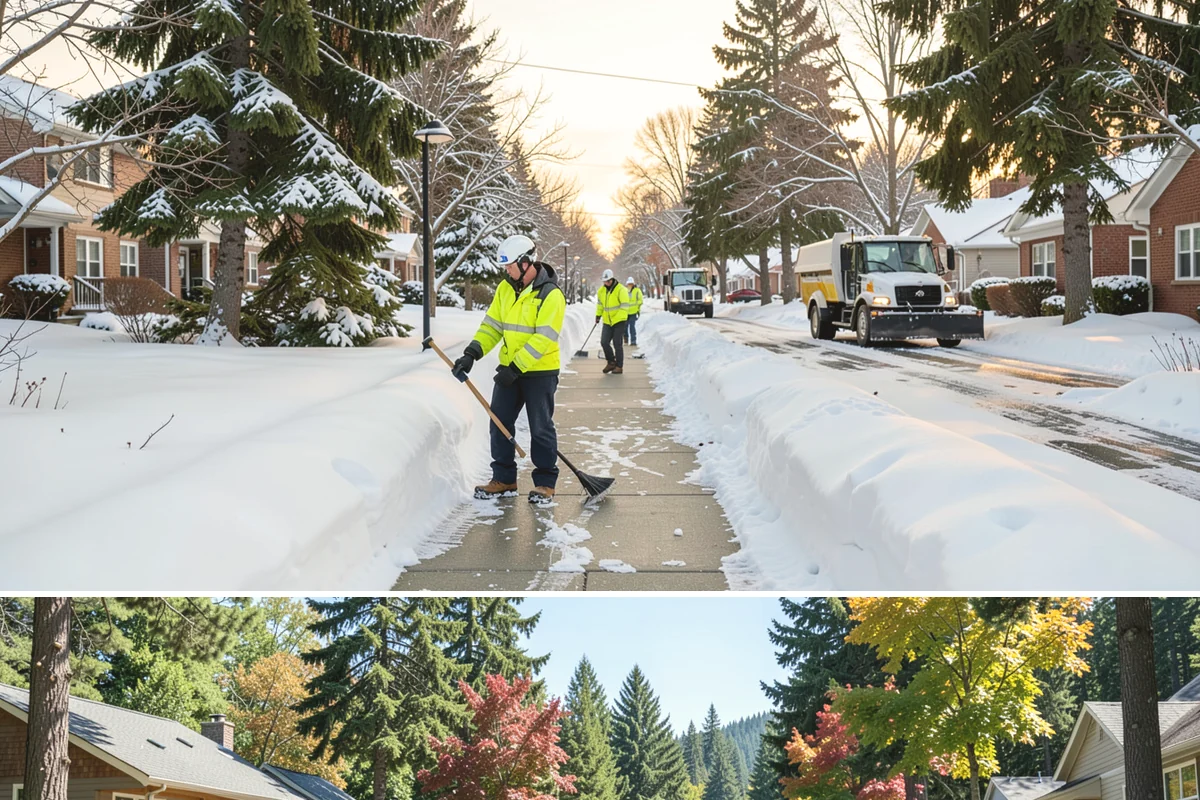Condominium Snow Removal in Orting, Pierce County, WA - Condominium properties face the greatest ice risk during January's longest, coldest nights when shaded surfaces never fully thaw.