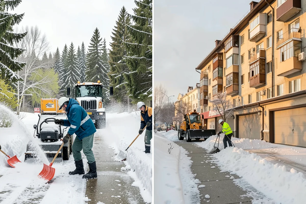 Condominium Snow Removal in Pacific, King County, WA - Identify owner parking, guest stalls, and covered ramp areas