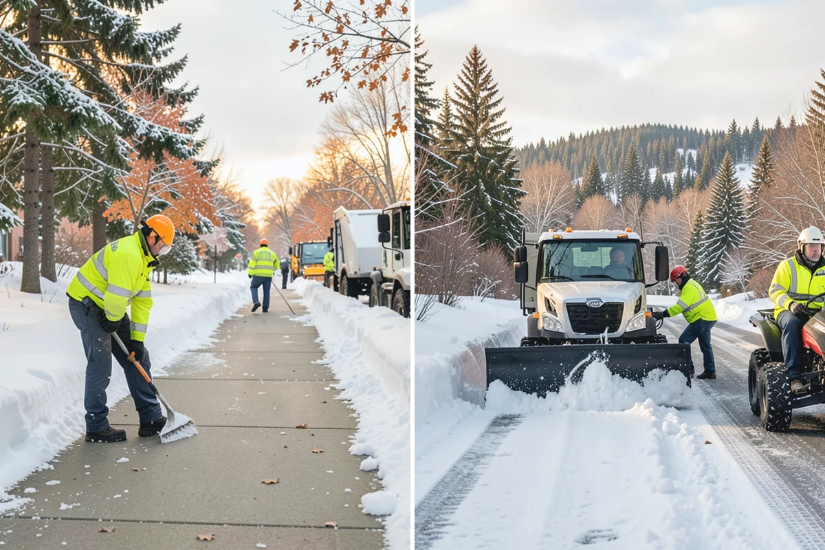 Condominium Snow Removal in Renton, King County, WA - Identify owner parking, guest stalls, and covered ramp areas