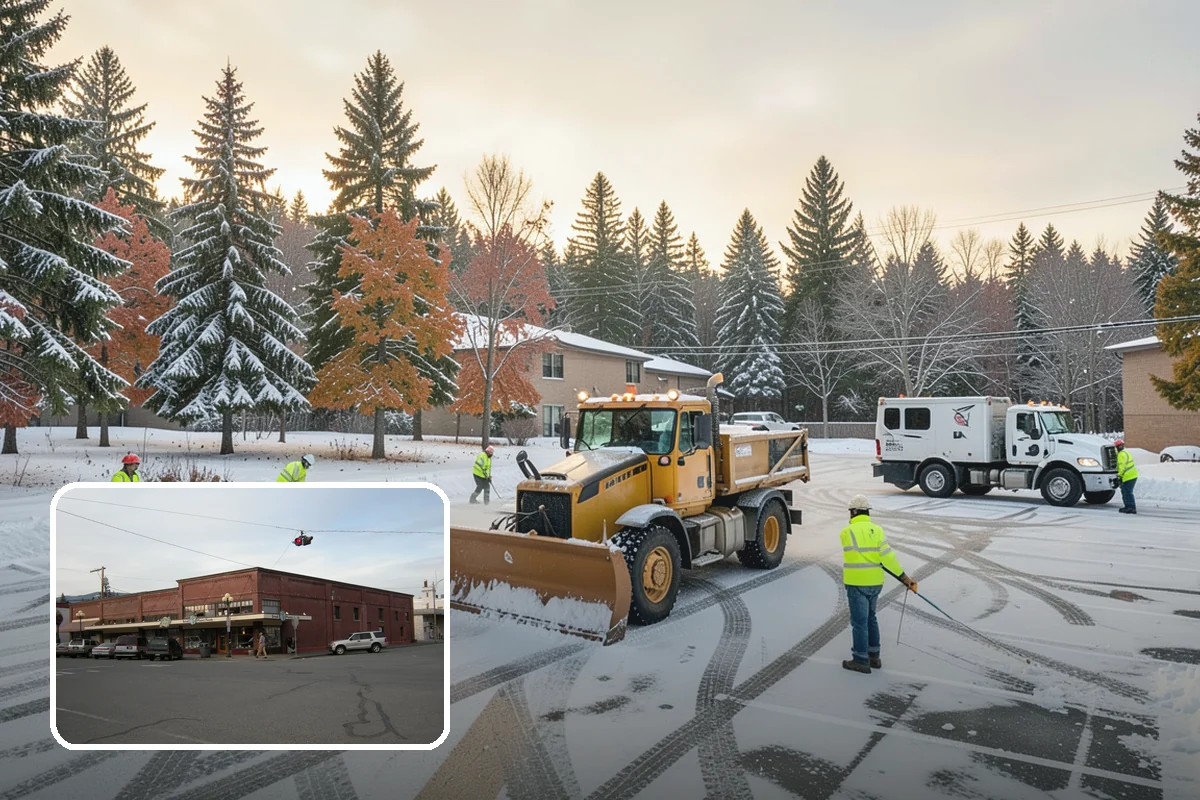 Condominium Snow Removal in Sedro-Woolley, Skagit County, WA - Clear shared entrances and covered ramp approaches