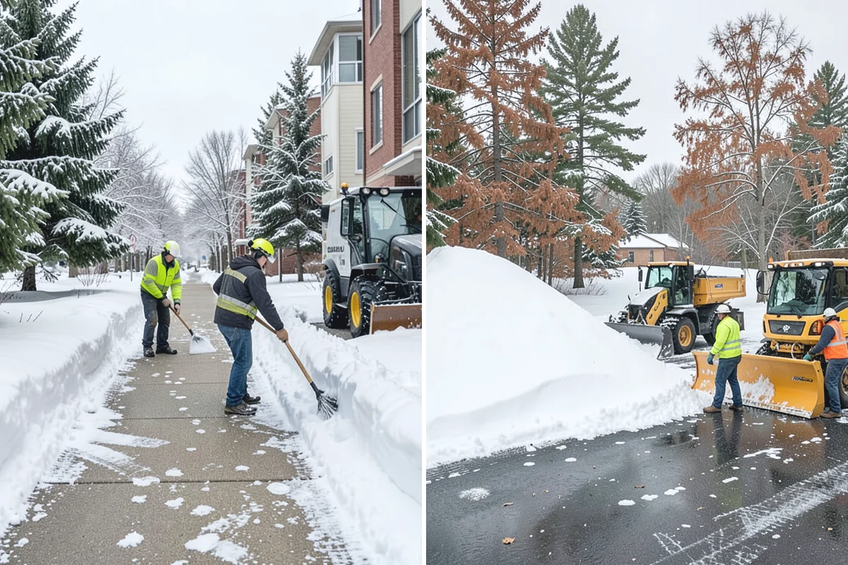 Condominium Snow Removal in Skykomish, King County, WA - Identify owner parking, guest stalls, and covered ramp areas