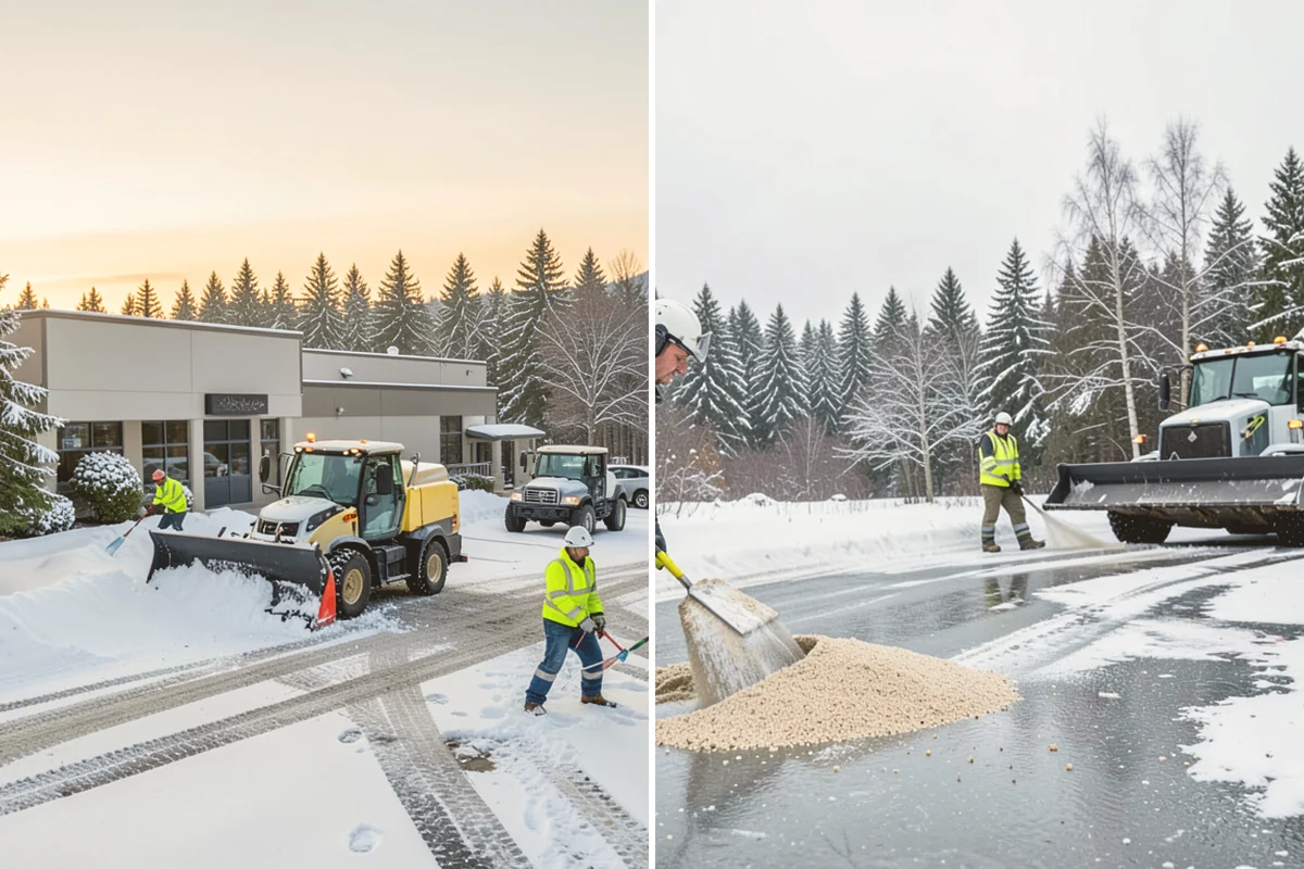 Condominium Snow Removal in Snohomish, Snohomish County, WA - Identify owner parking, guest stalls, and covered ramp areas