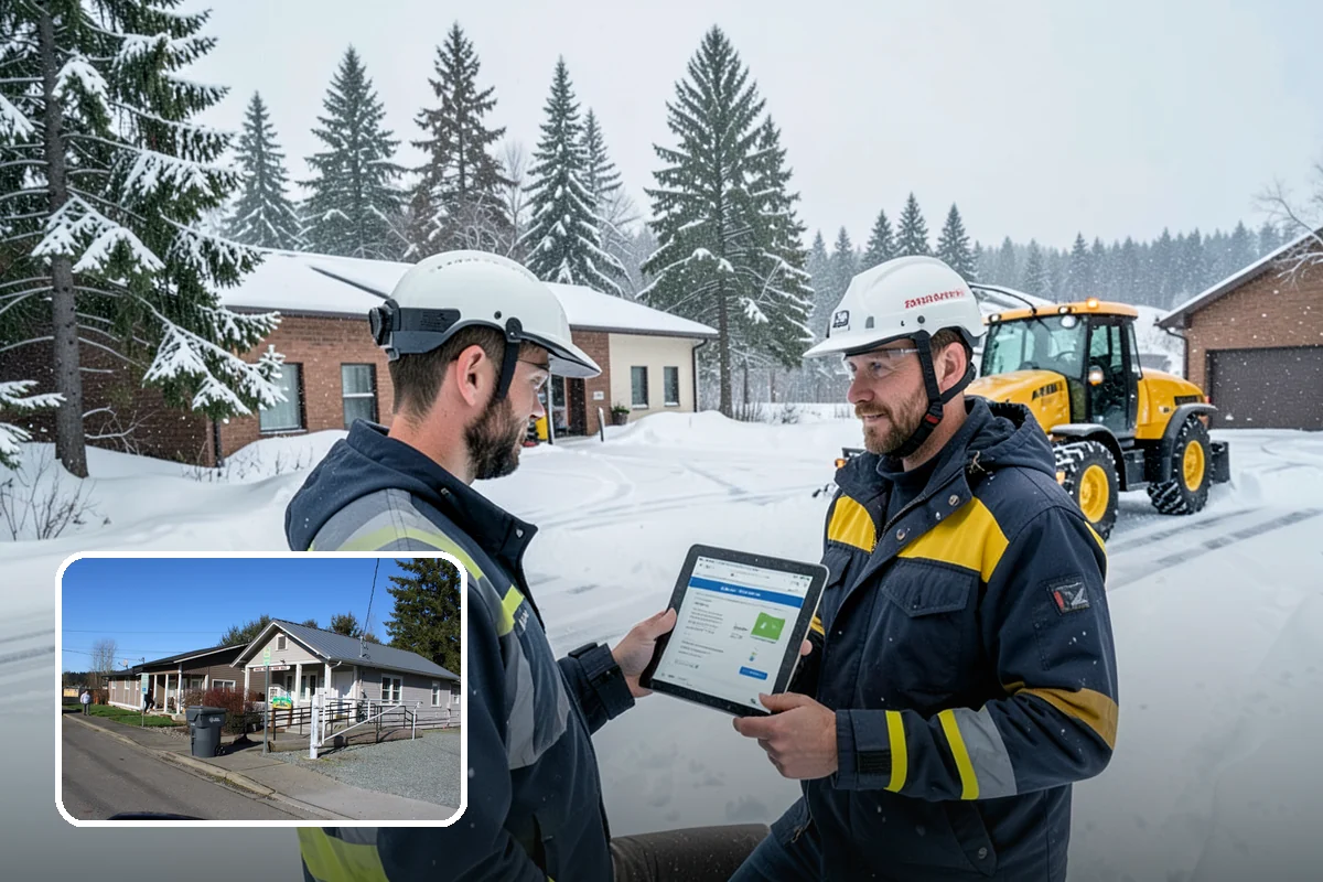 Condominium Snow Removal in South Prairie, Pierce County, WA - Clear shared entrances and covered ramp approaches