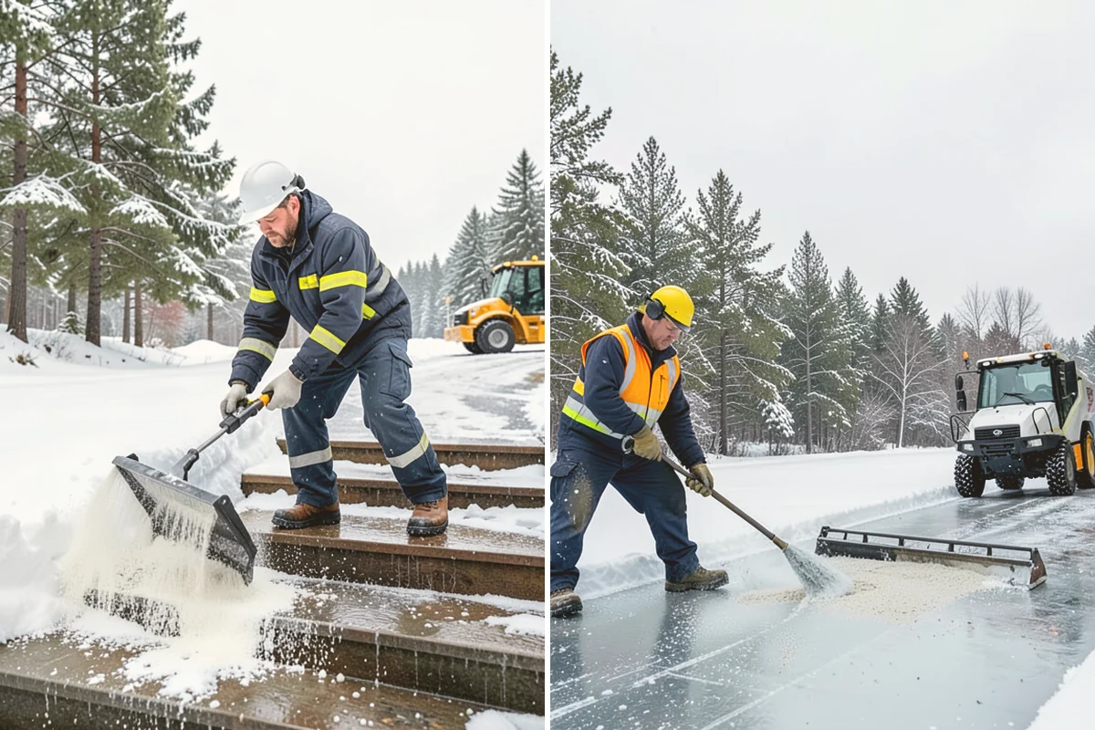Condominium Snow Removal in Stanwood, Snohomish County, WA - Identify owner parking, guest stalls, and covered ramp areas
